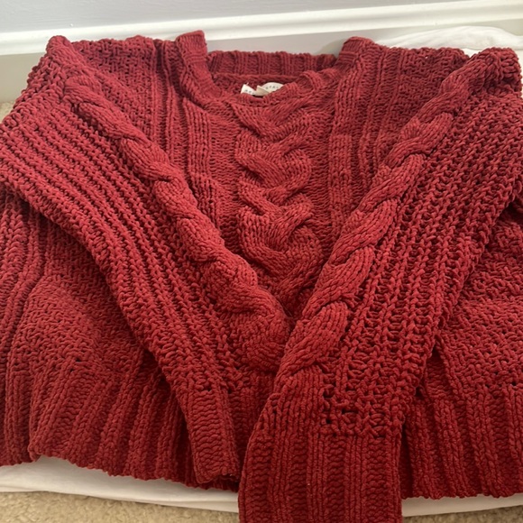 Aeropostale burgundy sweater, size XS - Picture 1 of 2